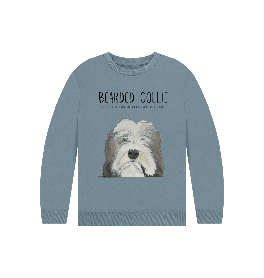 The Bearded Collie Sweatshirt: Cozy Chaos for Your Little Hairicane!