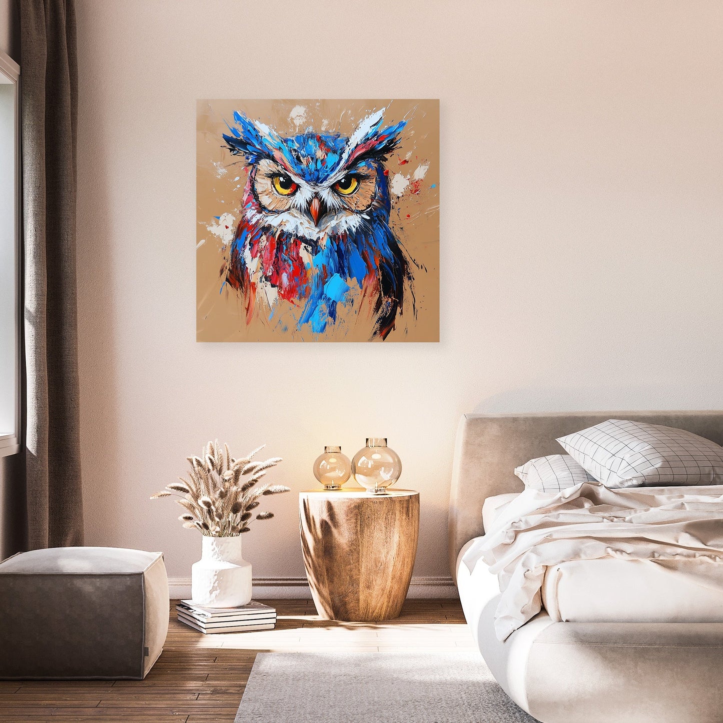 Electric Owl Canvas
