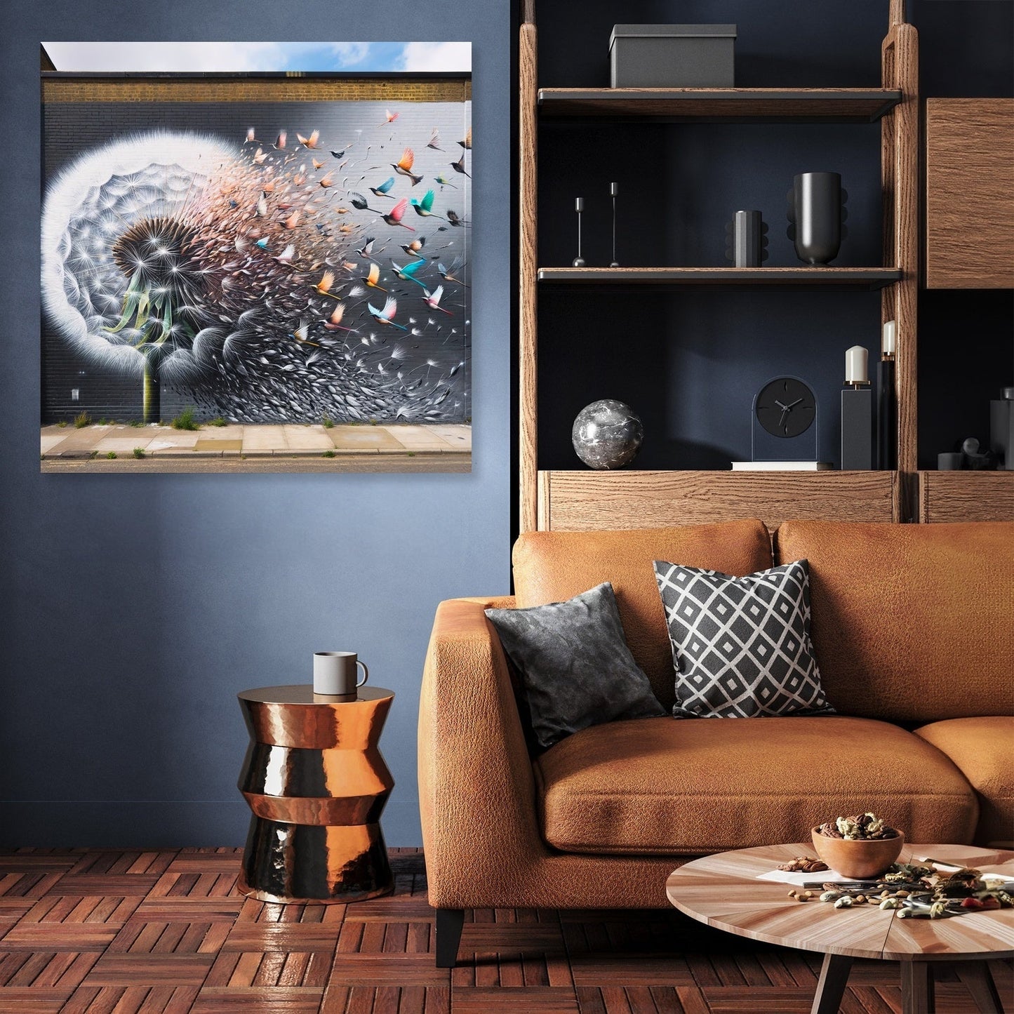 Dandelion Flight Canvas
