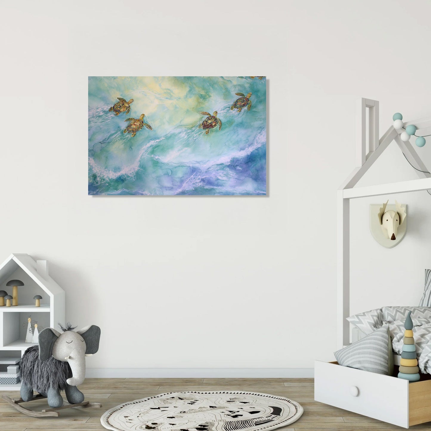 Turtle Tides Canvas