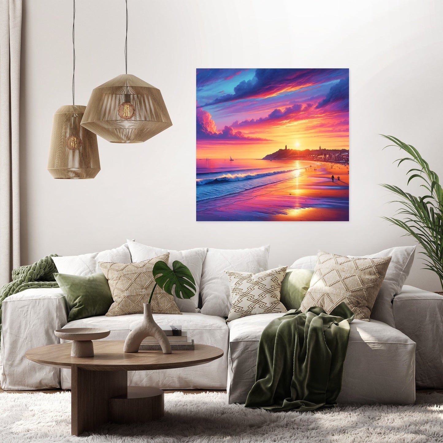 Sunset at North Bay Canvas