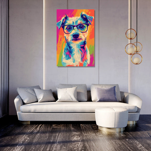 Dapper Dog Canvas