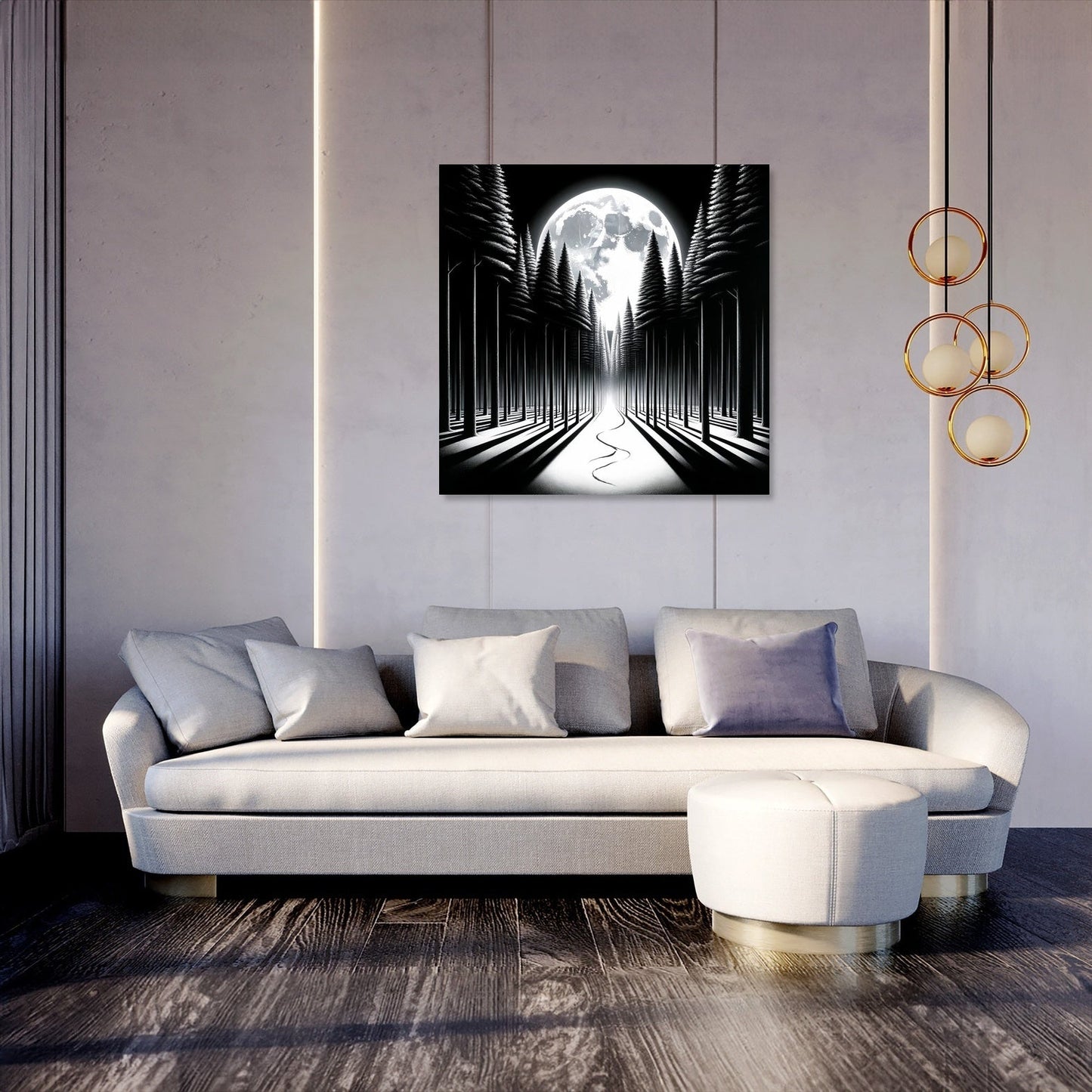 Lunar Whisper Canvas