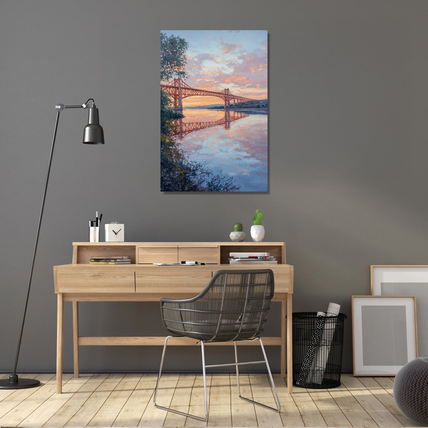 Forth Bridge Dawn Canvas