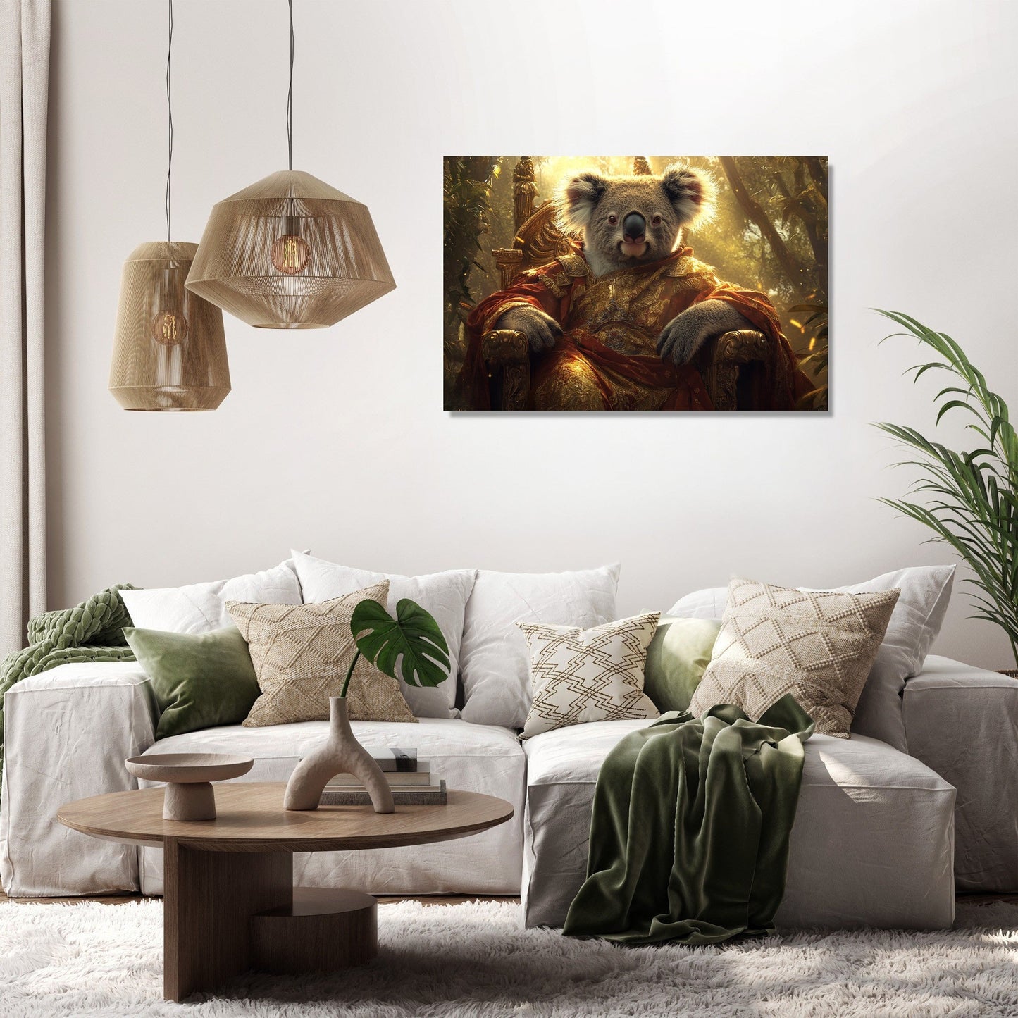 Twilight Majesty Koala Canvas