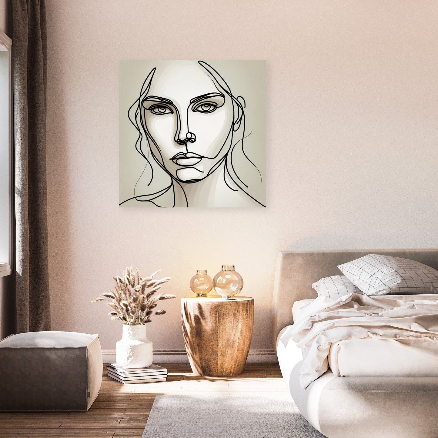 Graceful Contours Canvas