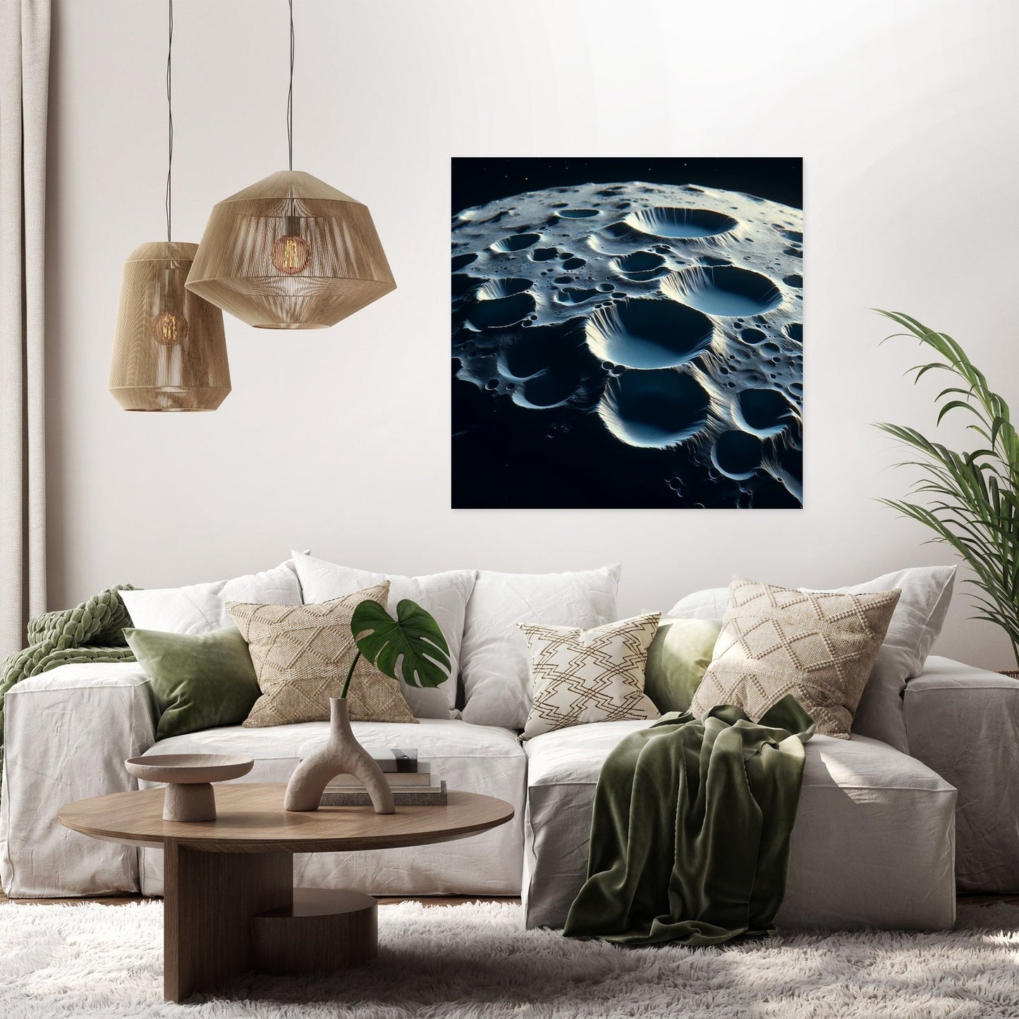 Mercury's Hollows Mystery Canvas