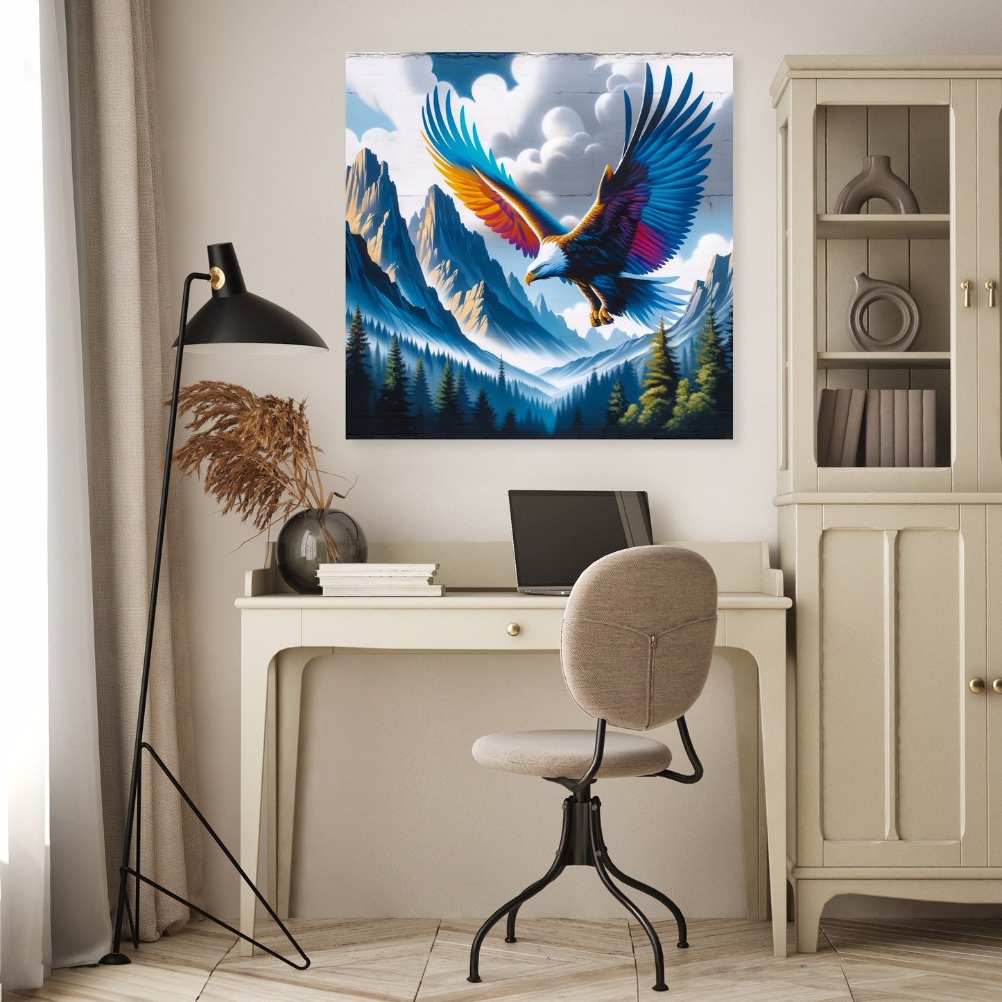 Majestic Soaring Eagle Canvas