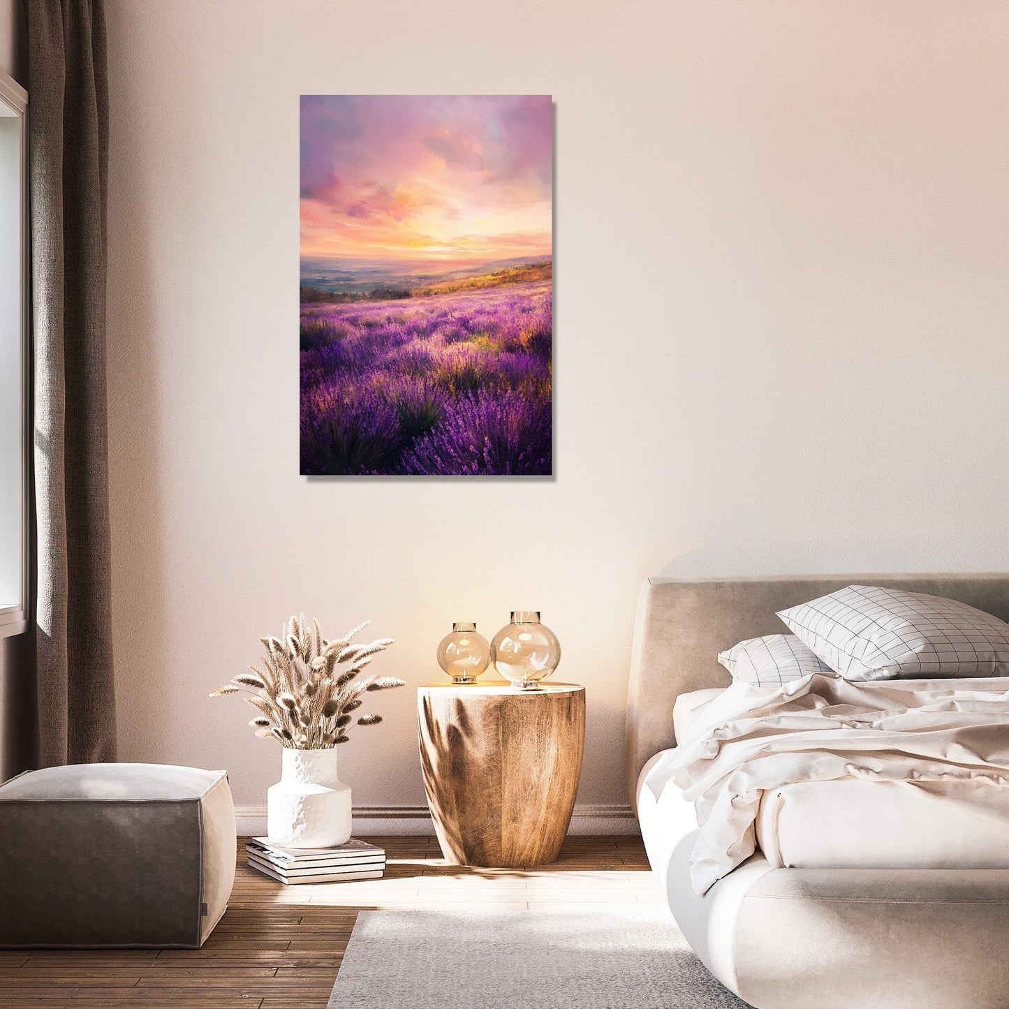 Lavender Sunrise Serenity Canvas