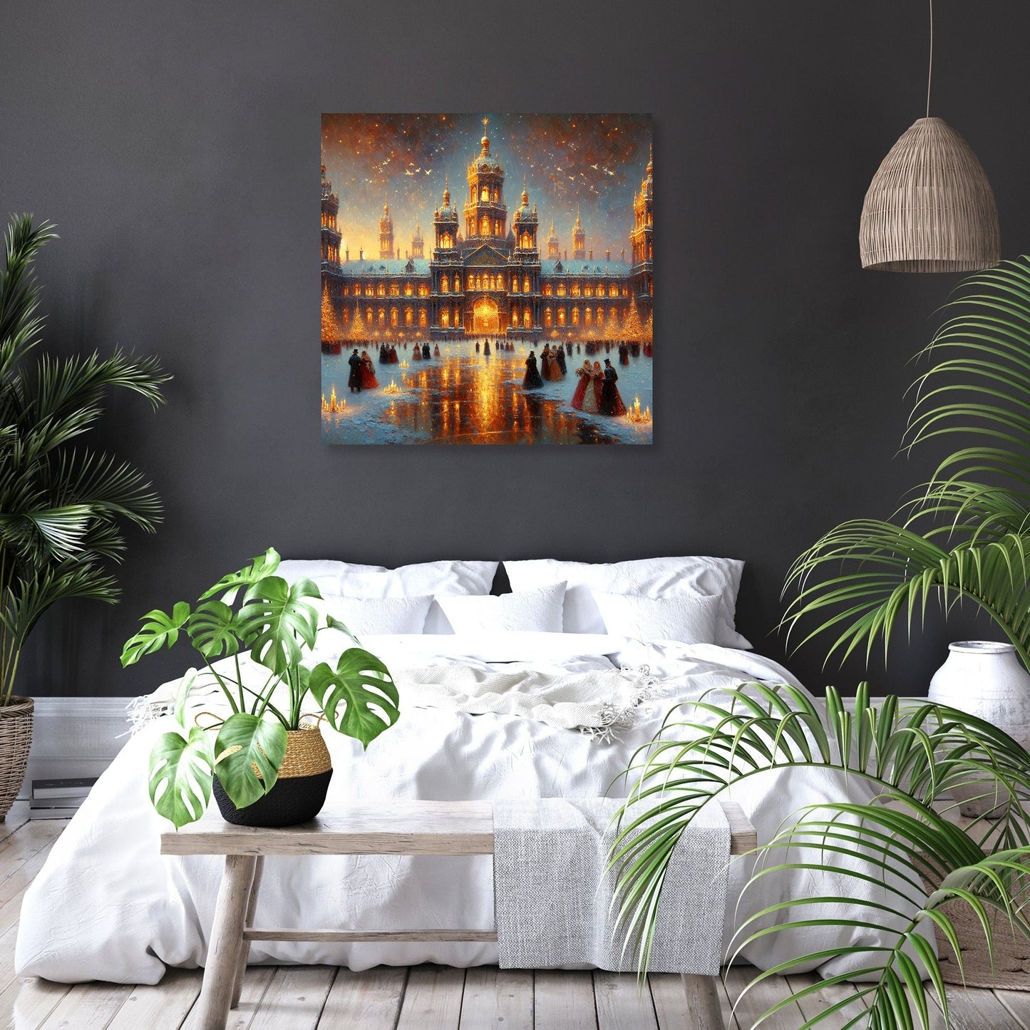 Enchanted Winter Palace Canvas
