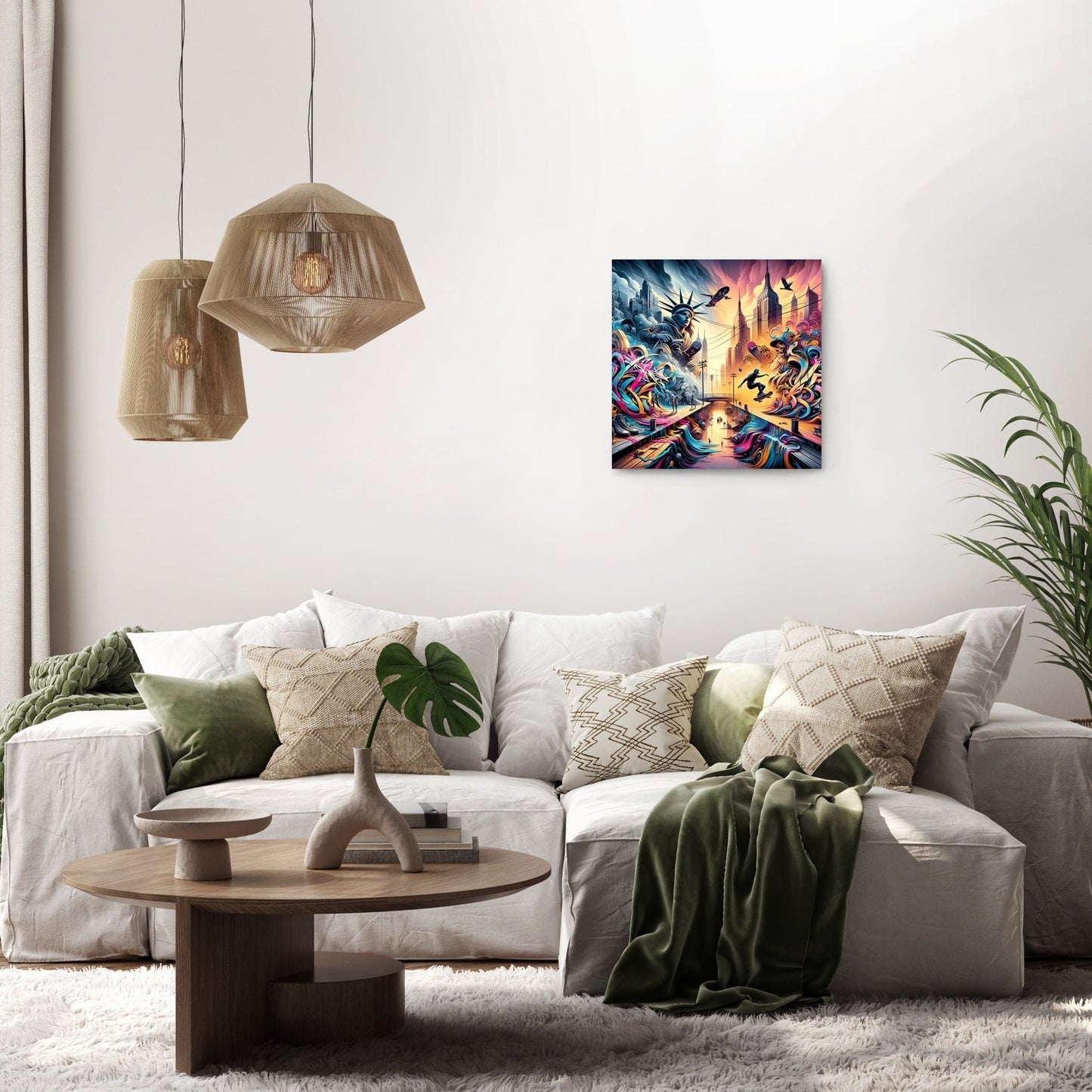 Street Art: Graffiti, Skate, Murals Canvas
