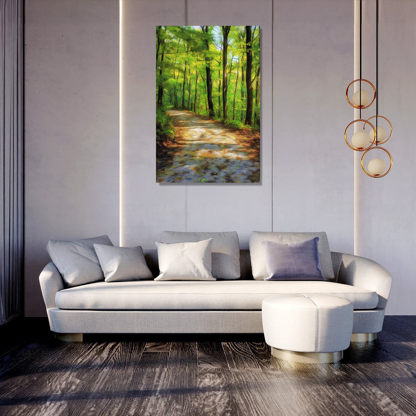 Spring Woodland Awakening Canvas