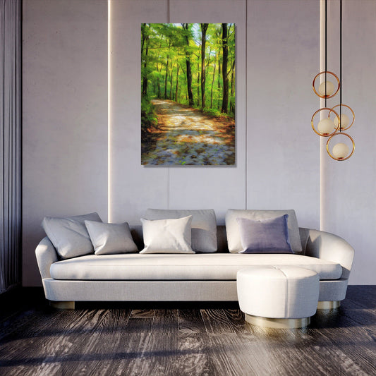 Spring Woodland Awakening Canvas
