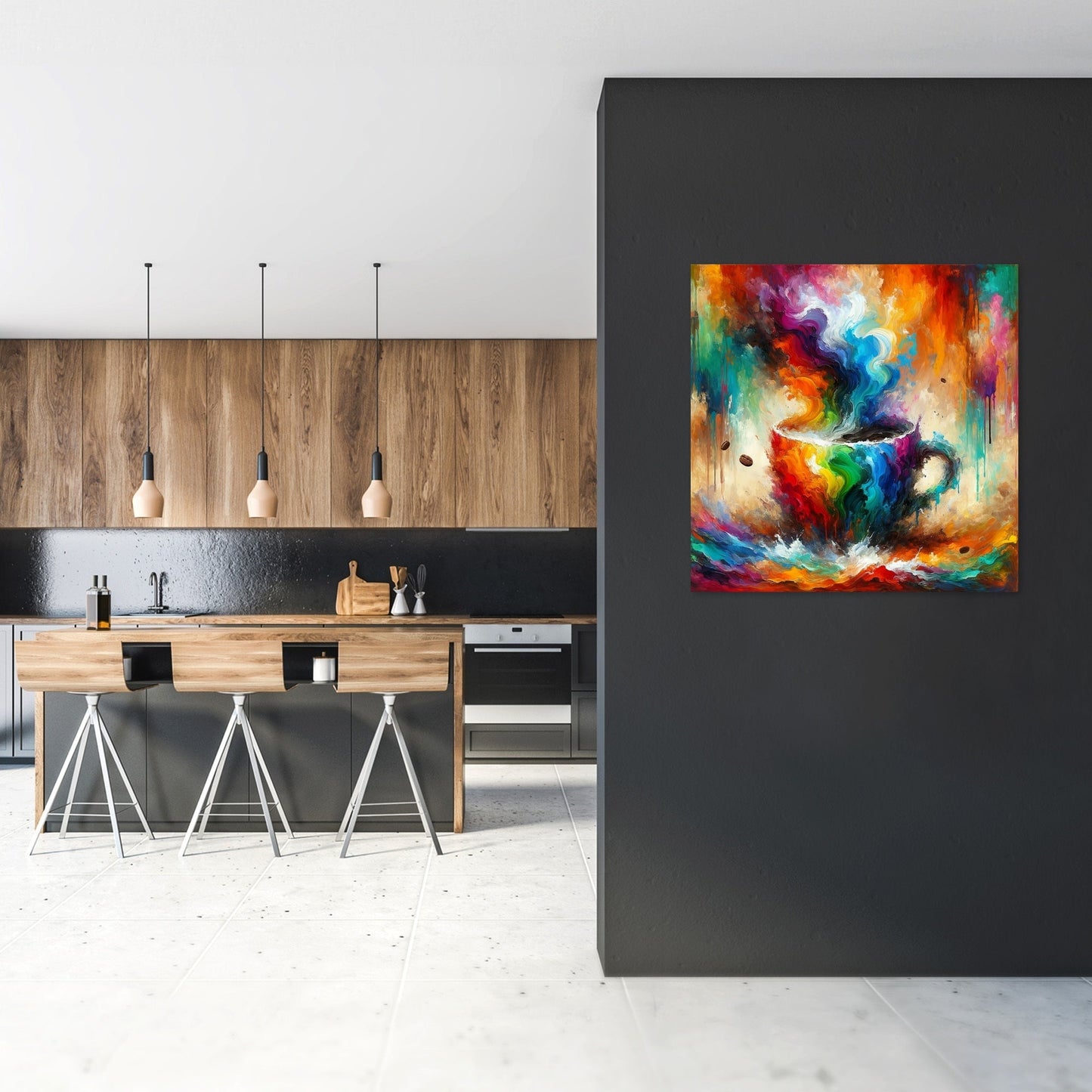 Dynamic Spectrum Americano Canvas