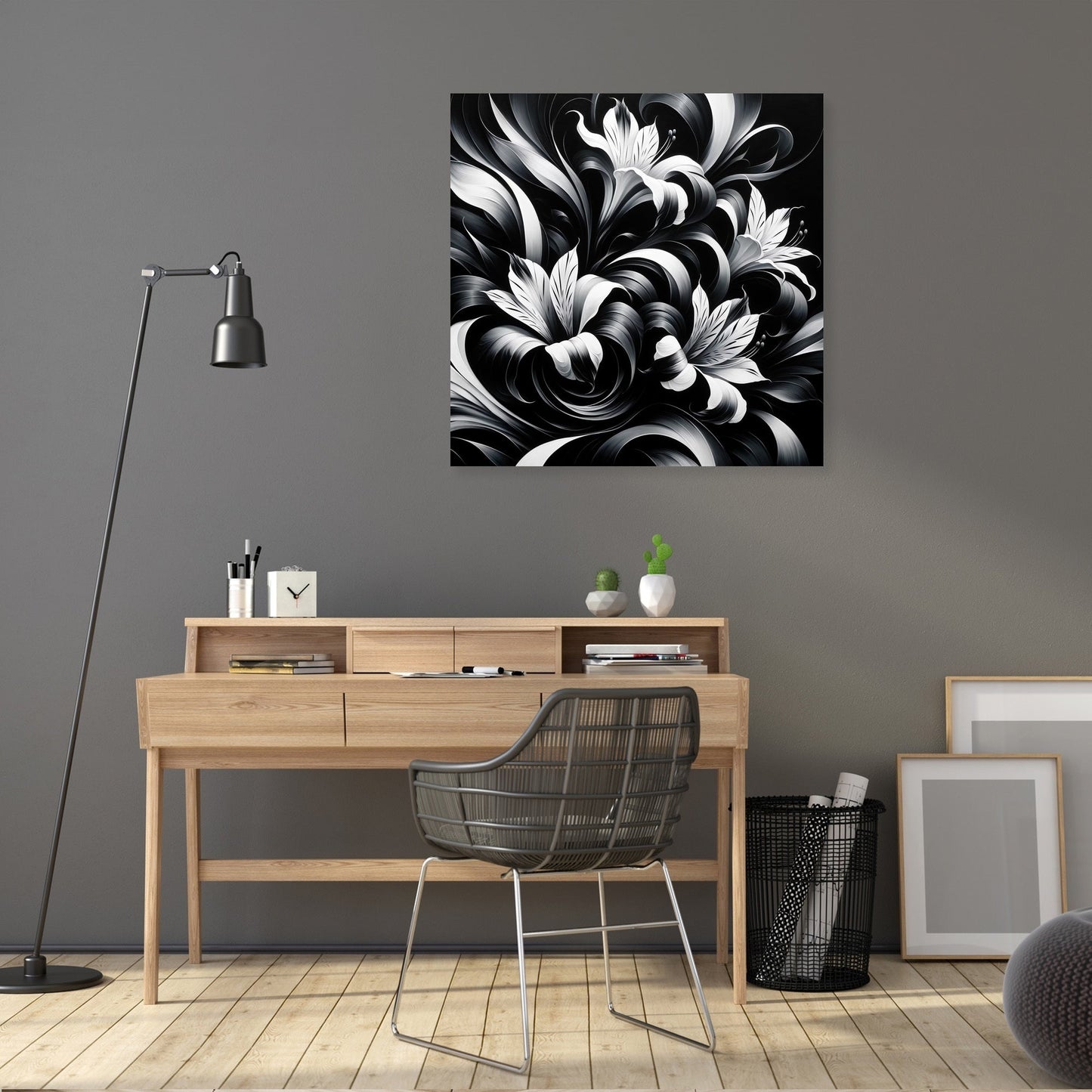 Flowing Alstroemeria Canvas