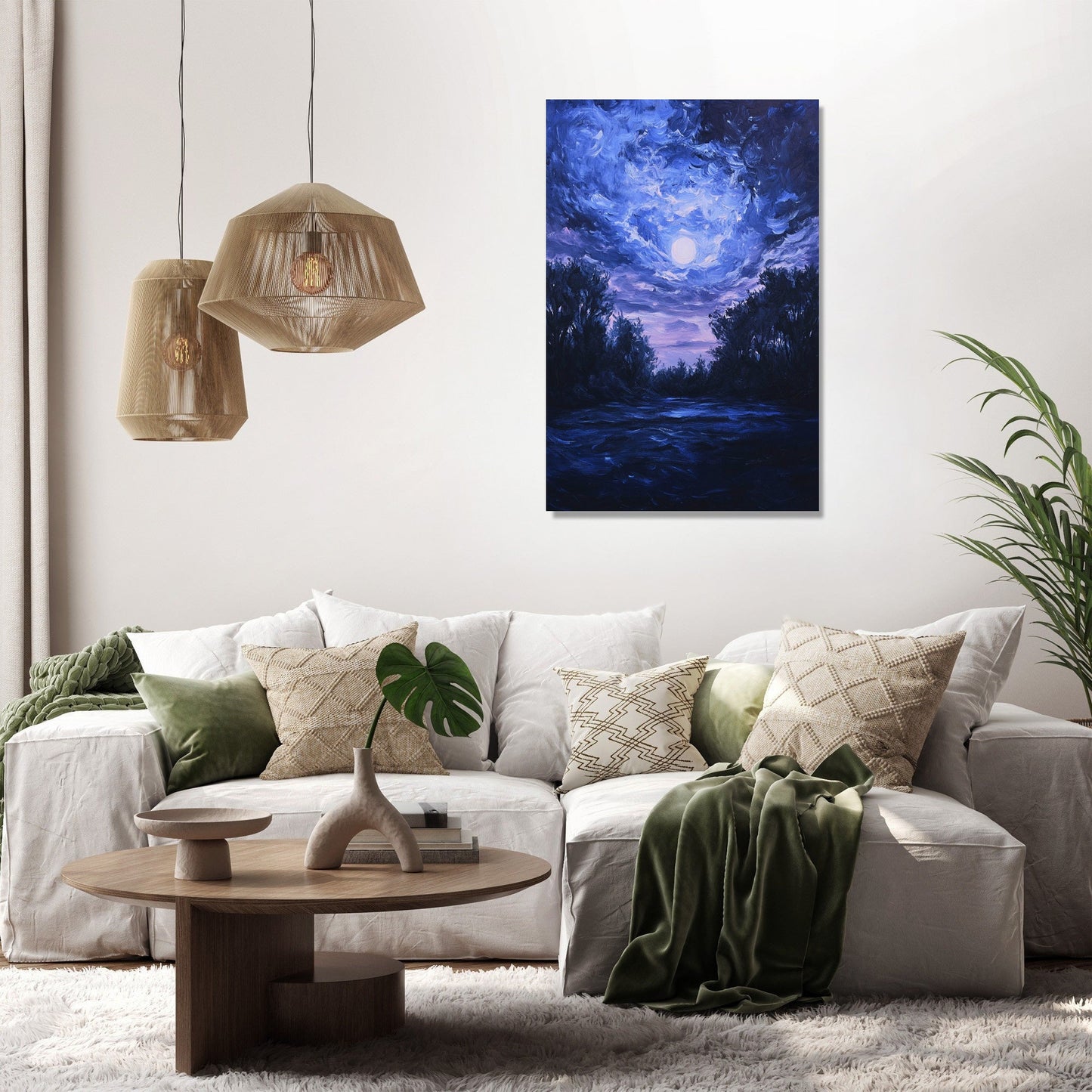 Starlit Solitude Canvas