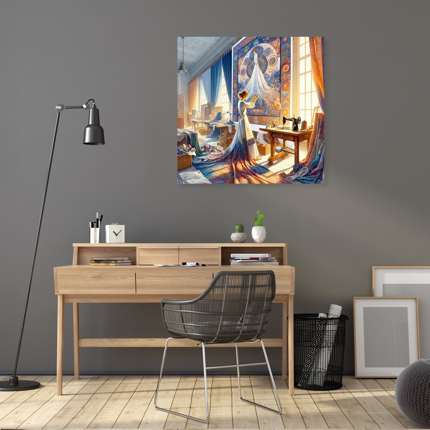 Ethereal Threads Canvas