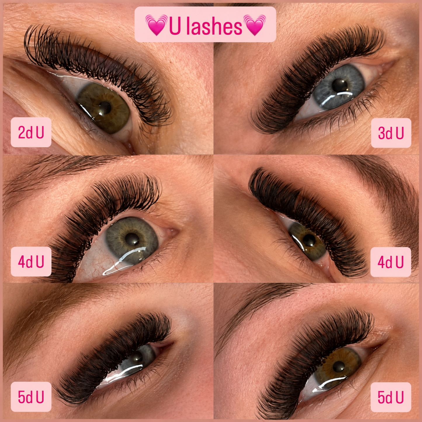 U Lashes & Double Classics | 2U, 3U, 4U & 5U