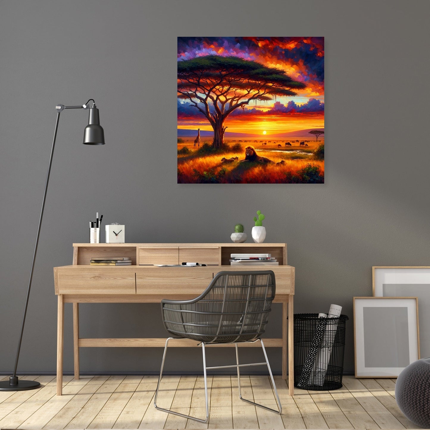 Serengeti Sundown Canvas