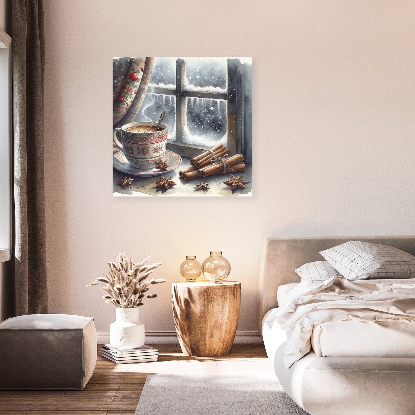 Solitary Winter Reflections Canvas