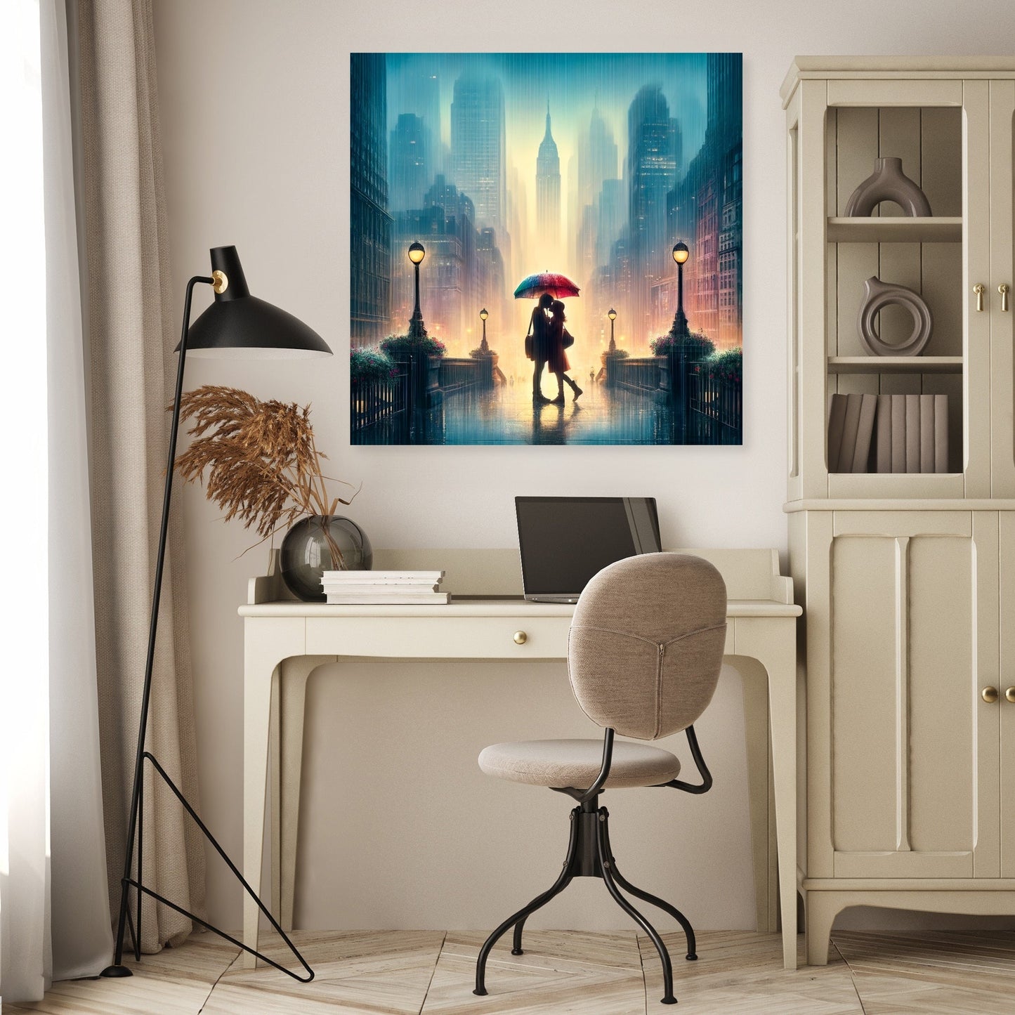 Spring Rain Romance Canvas