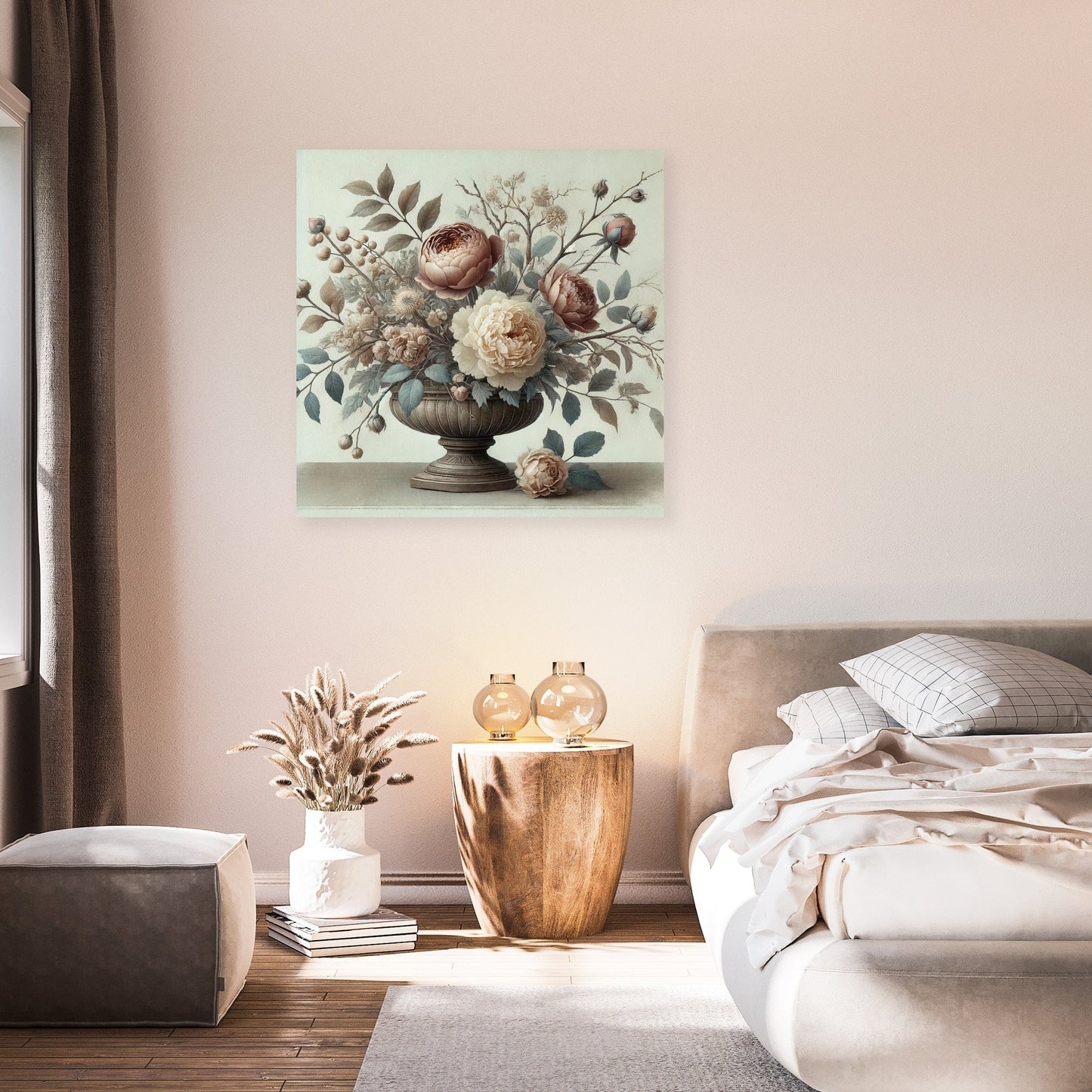 Victorian Ikebana Canvas