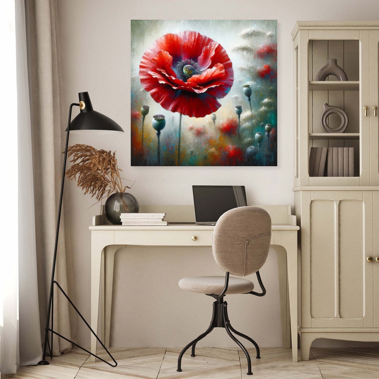 Solitude in Bloom Canvas