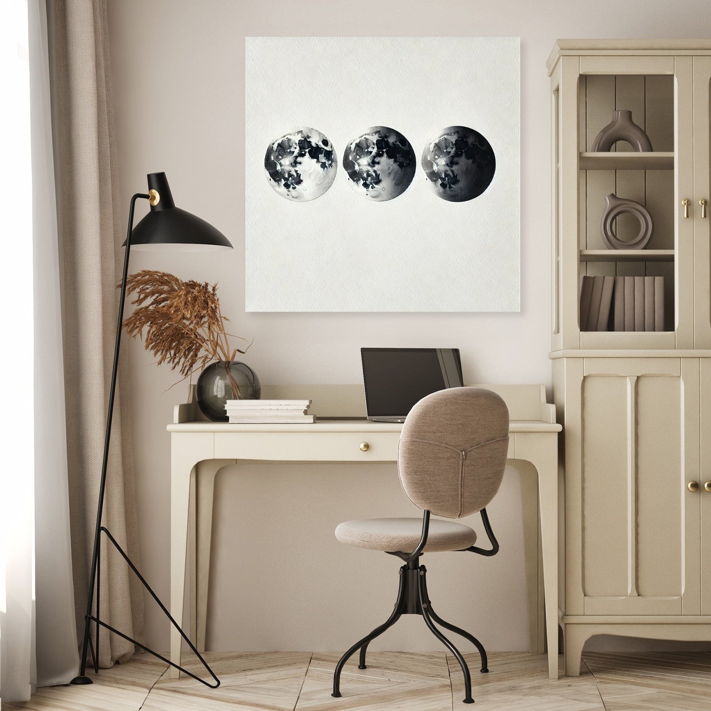 Lunar Phases Canvas