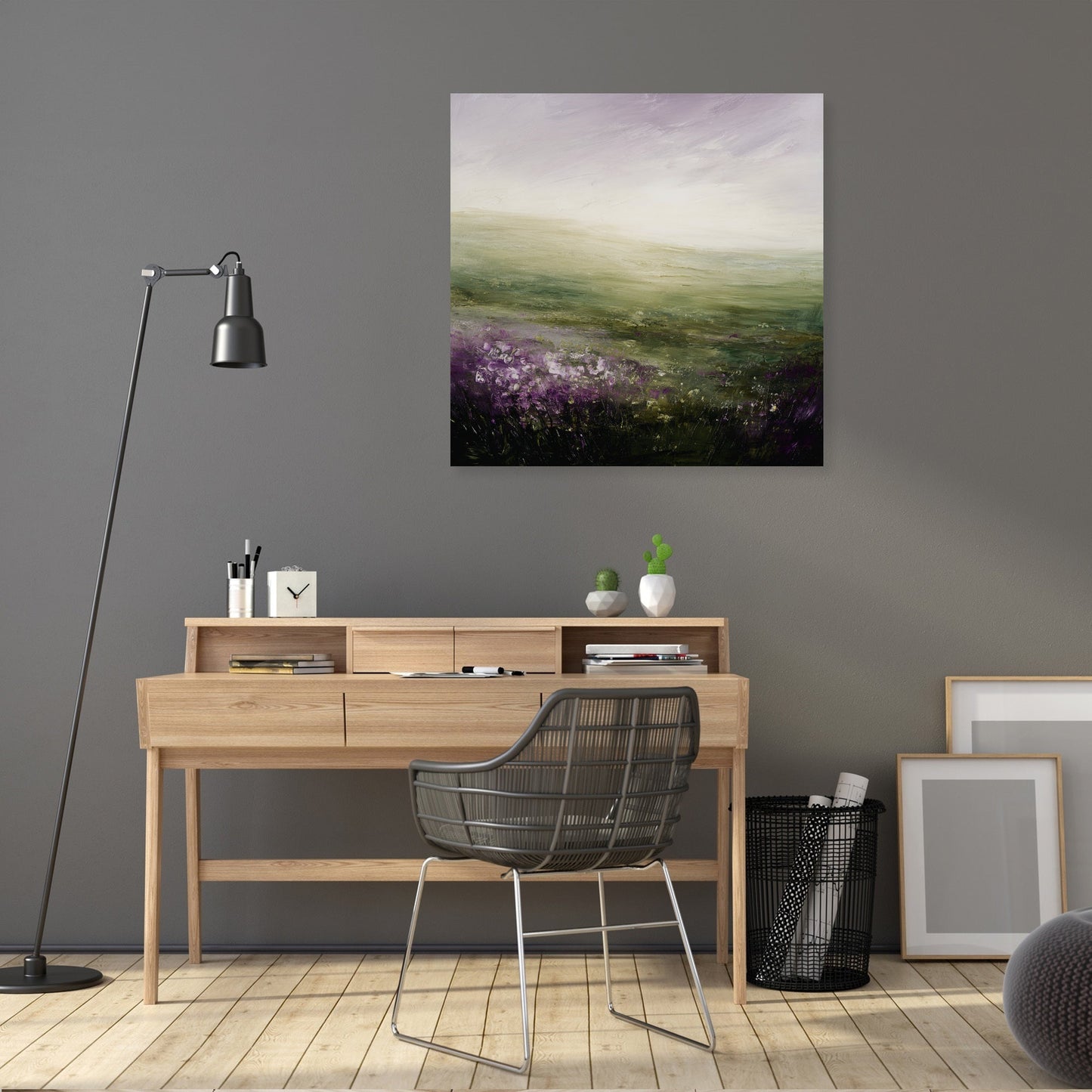 Yorkshire Rose Mist Canvas