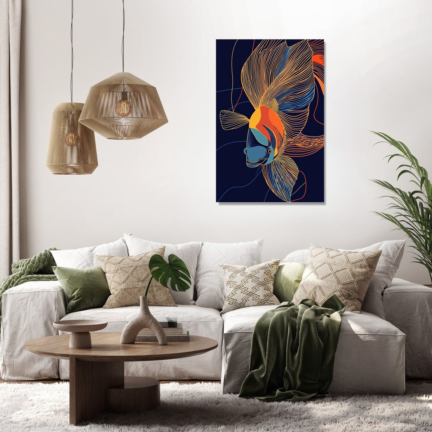 Tropical Fish Symphony Canvas