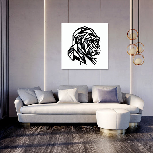 Cubist Gorilla Canvas