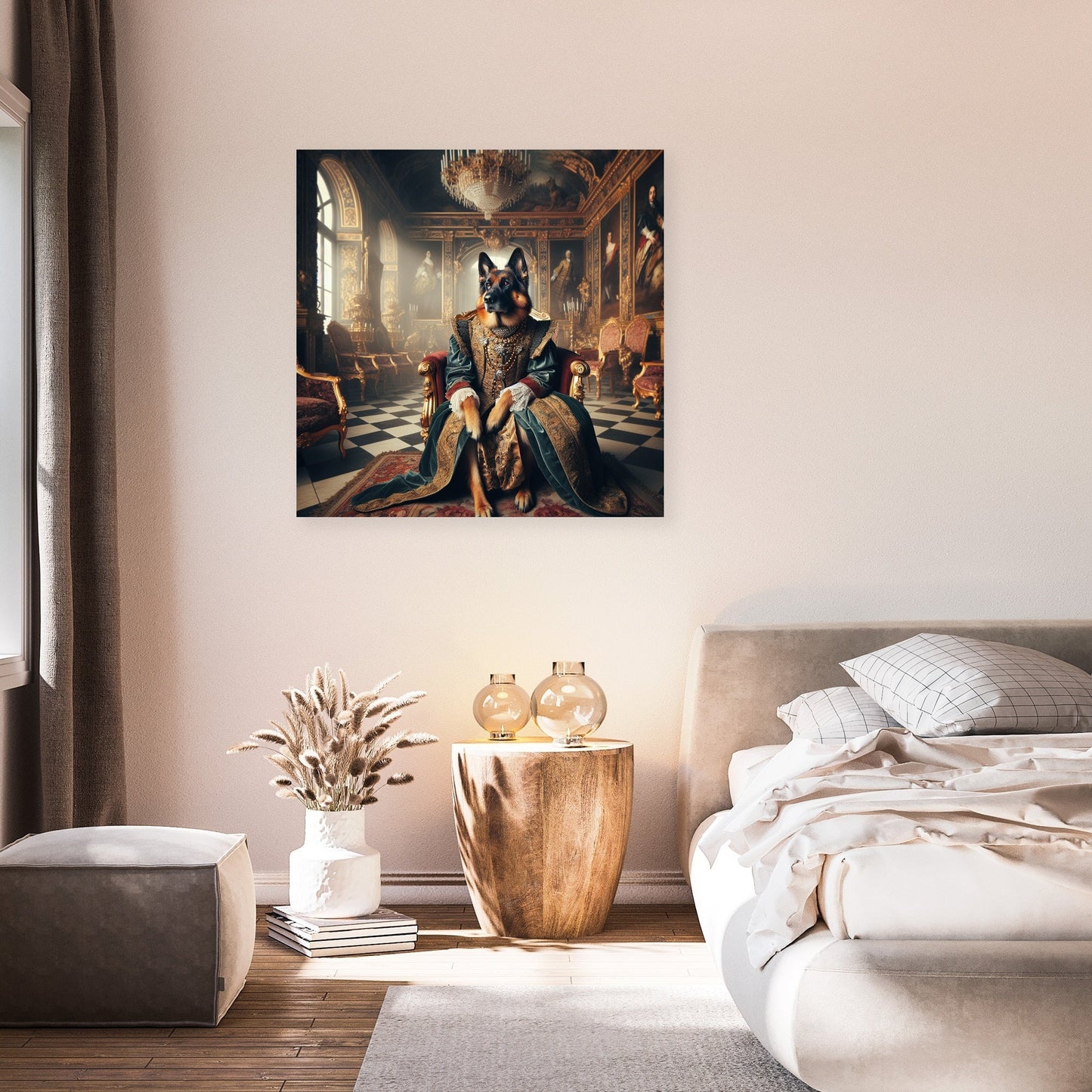 Baroque Royal Shepherd Throne Canvas