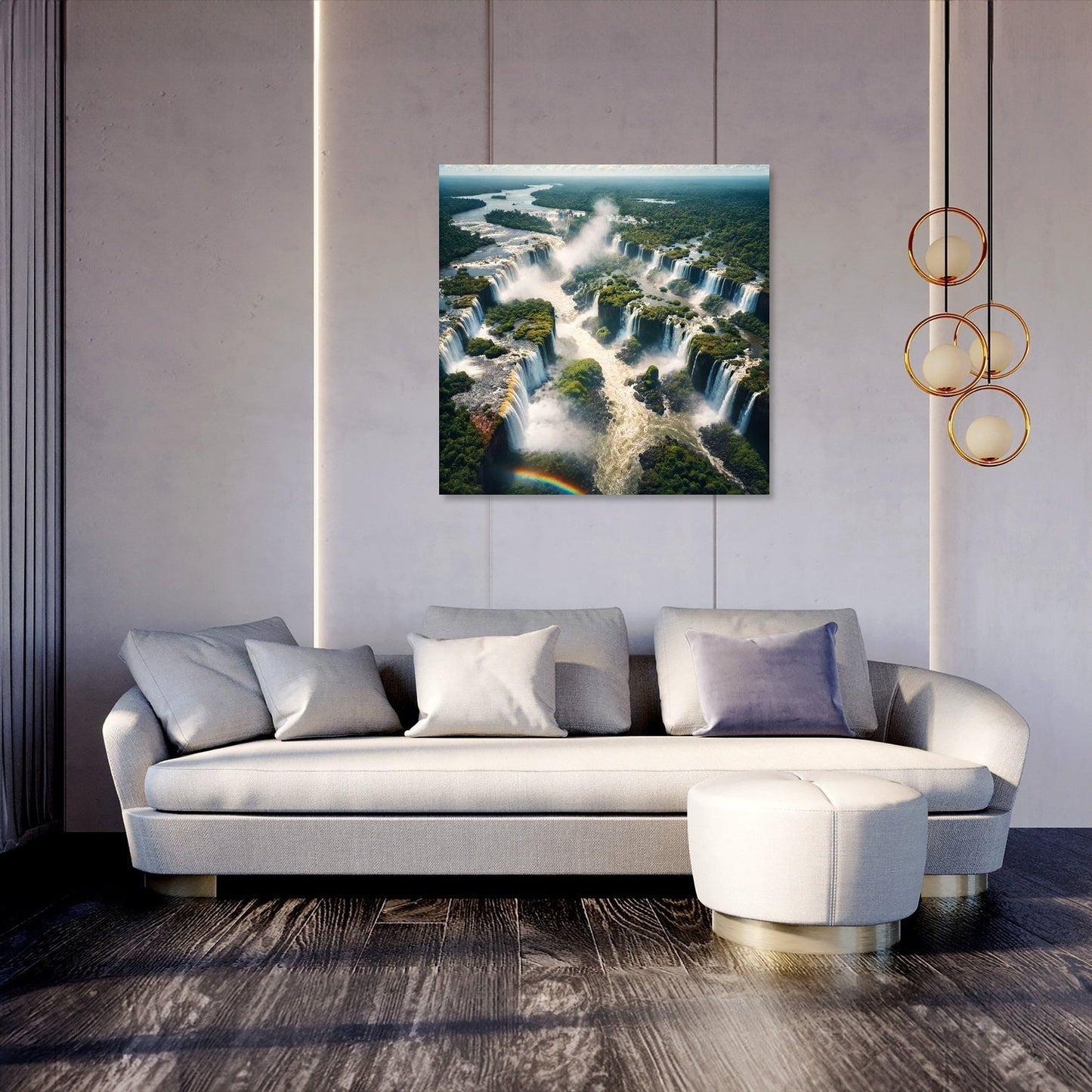 Iguazu Falls Panorama Canvas