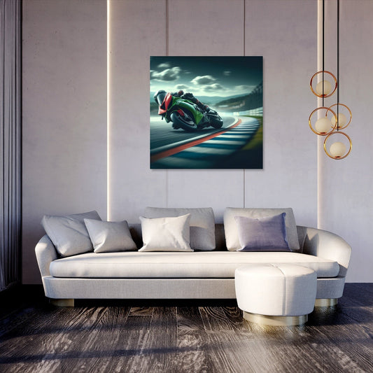 Racetrack Rush Canvas