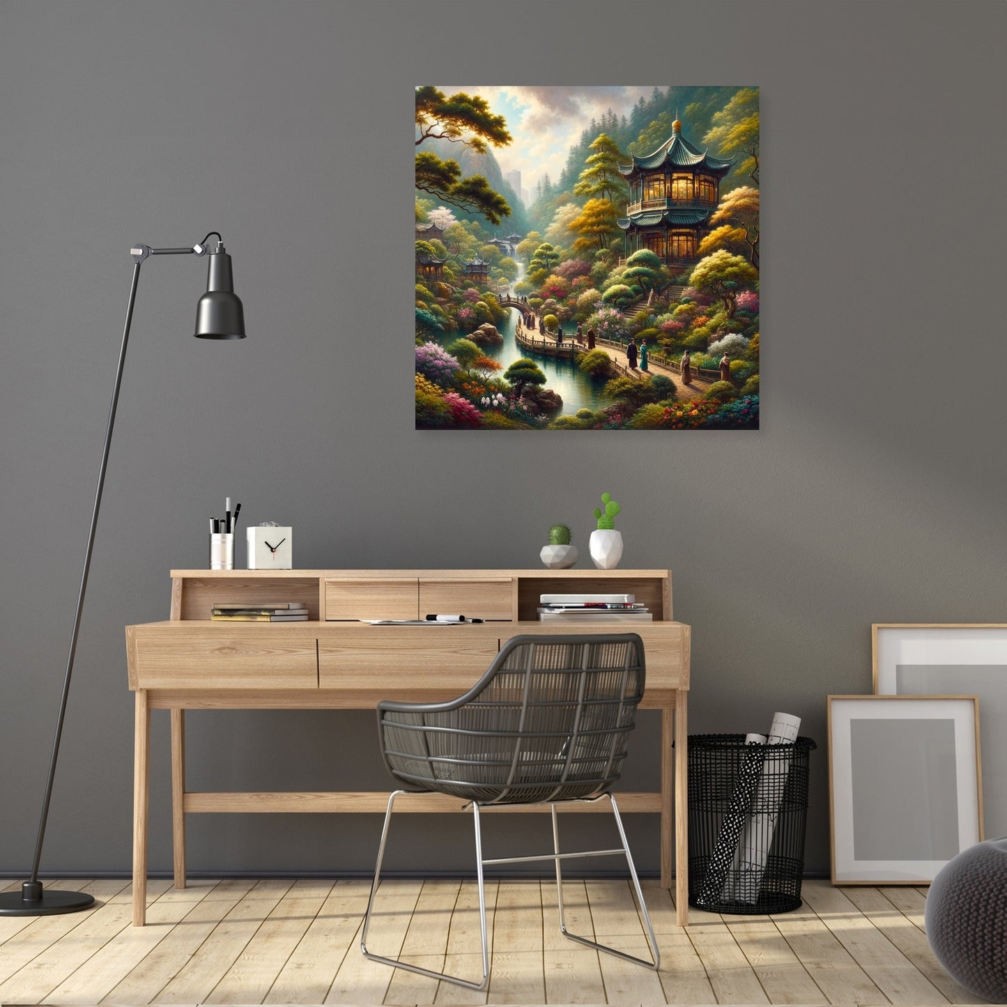 Springtime in Nan Lian Garden Canvas