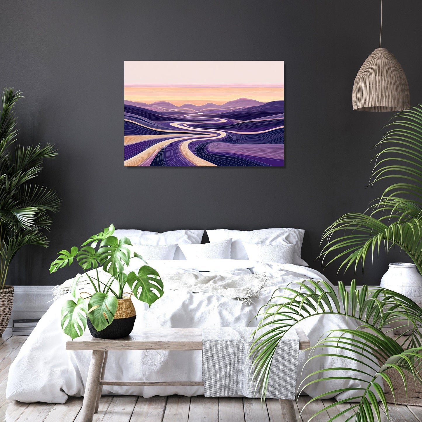 Dusk River Dream Canvas