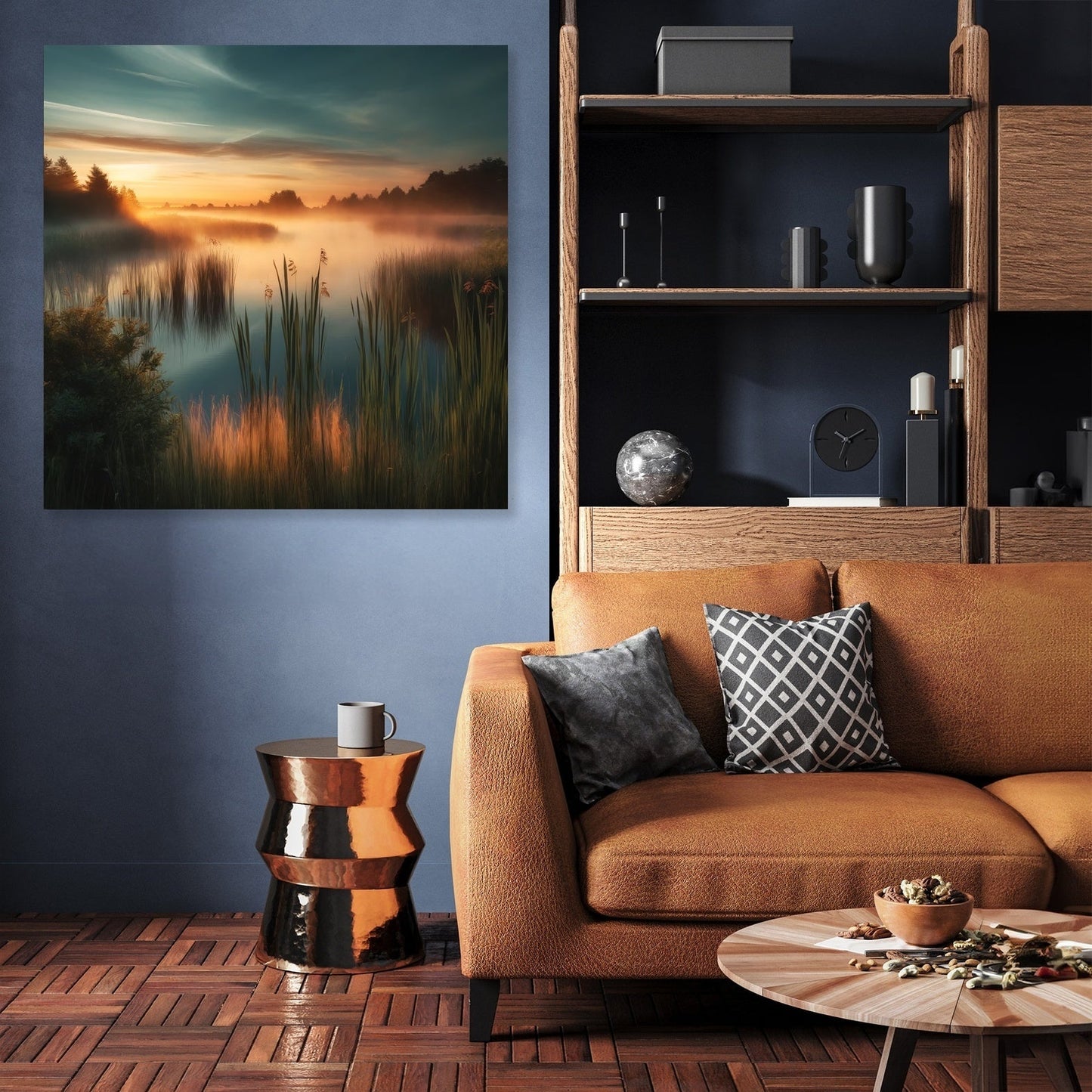 Dawn Wetlands Canvas