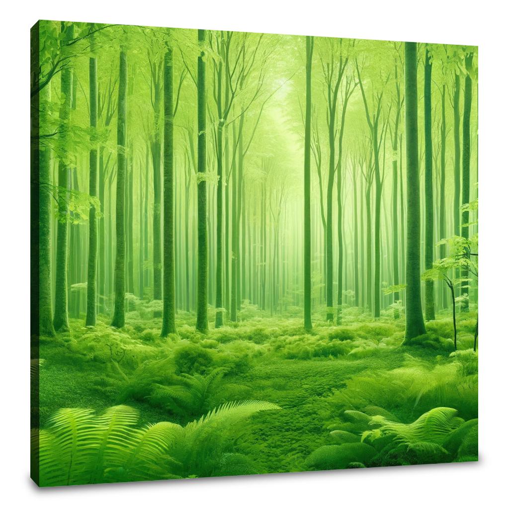 Lime Green Canopy Canvas