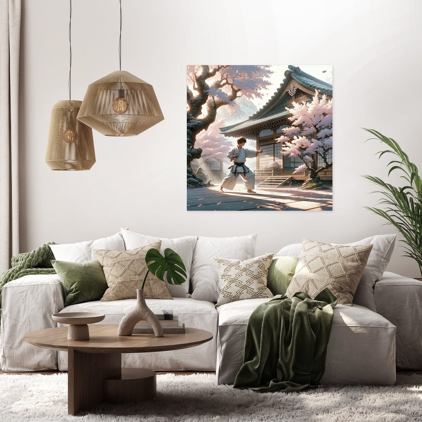 Cherry Blossom Dojo Canvas