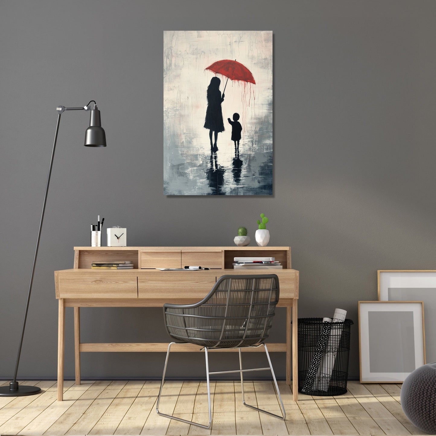 Shelter Under Umbrella Canvas