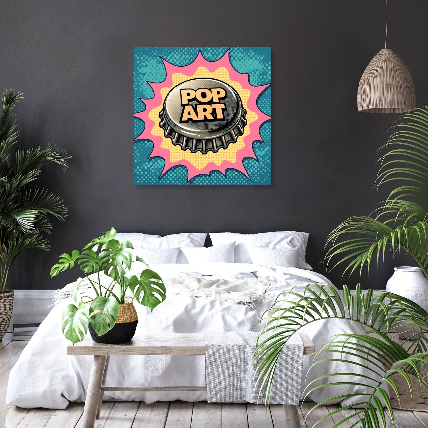 Pop Art Cap Canvas
