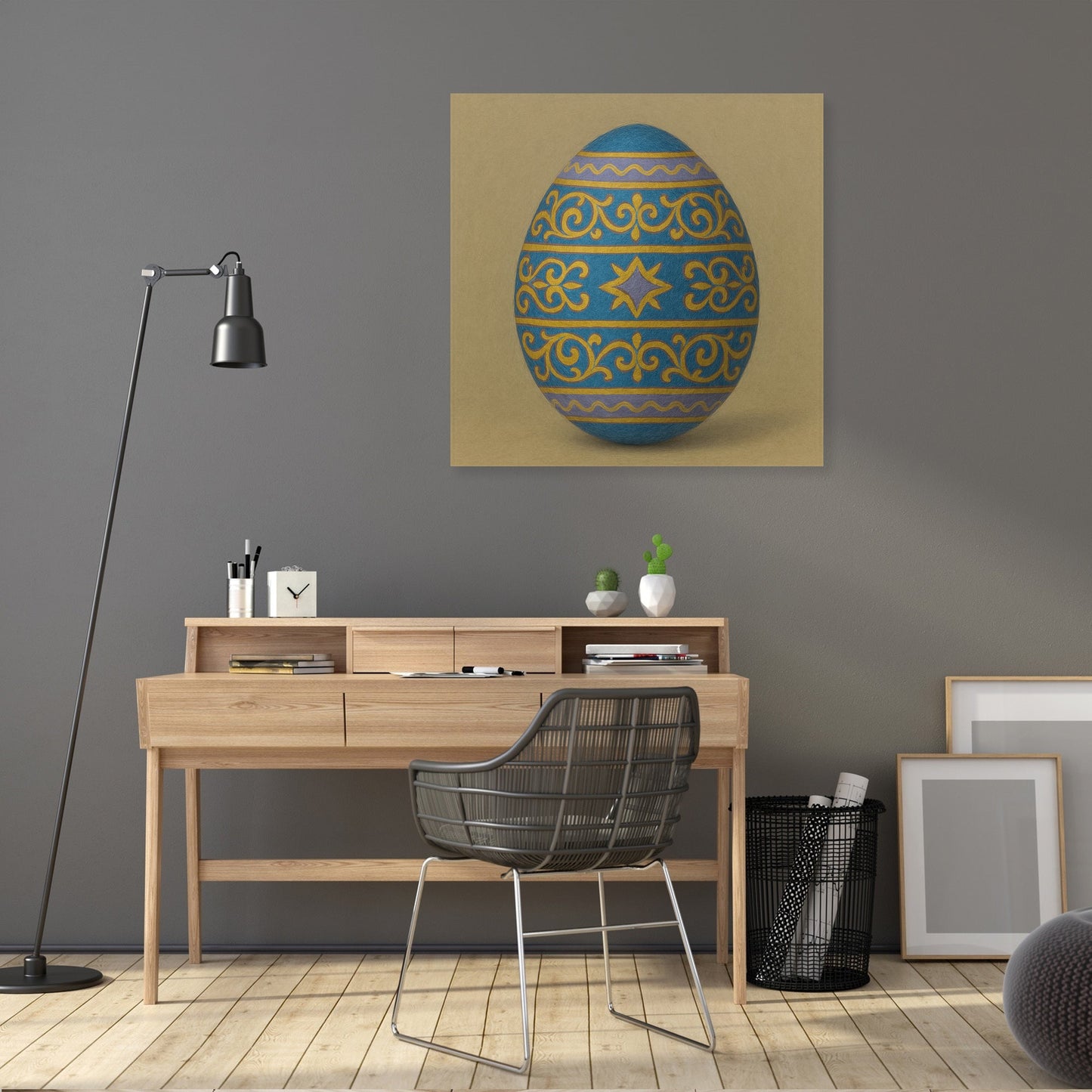 Ornate Egg Canvas