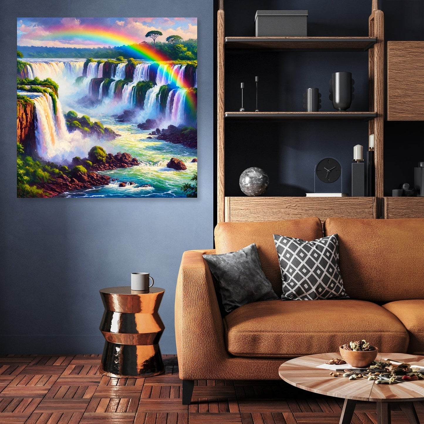 Rainbow Falls Canvas