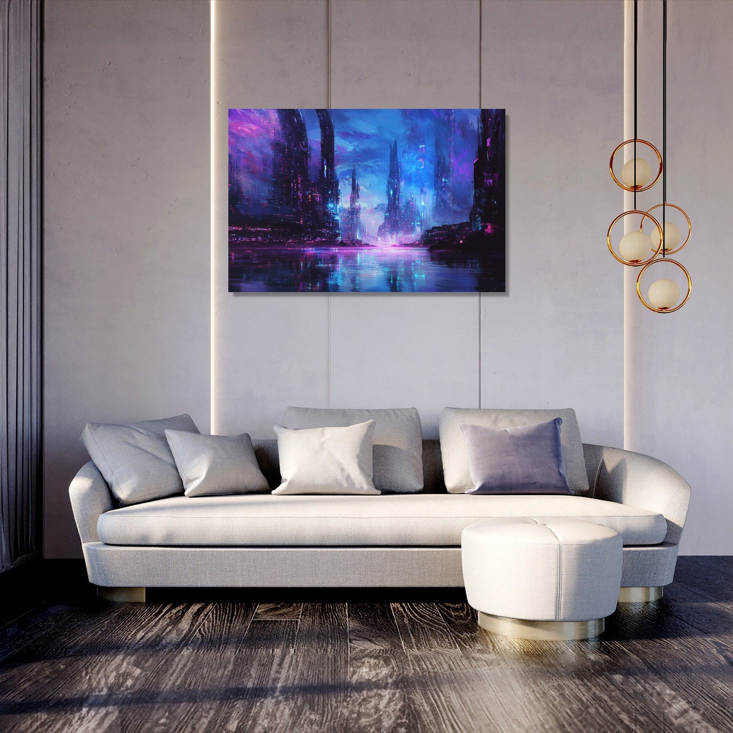 Dreamscape Metropolis Canvas
