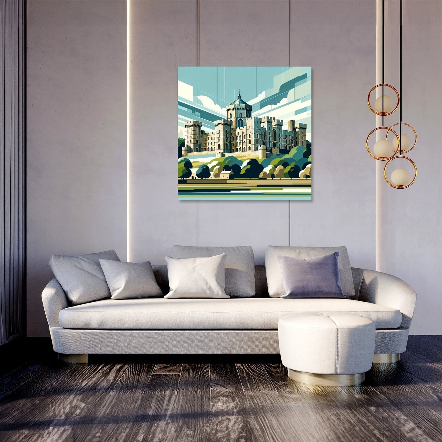 Modern Windsor Castle Canvas