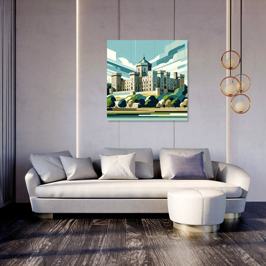 Modern Windsor Castle Canvas