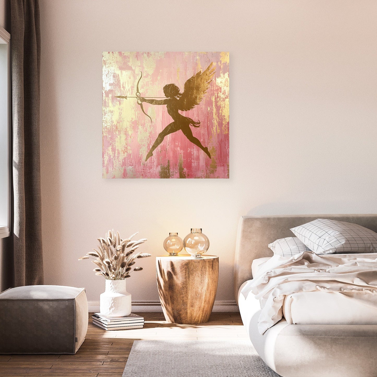 Cupid's Silhouette Canvas