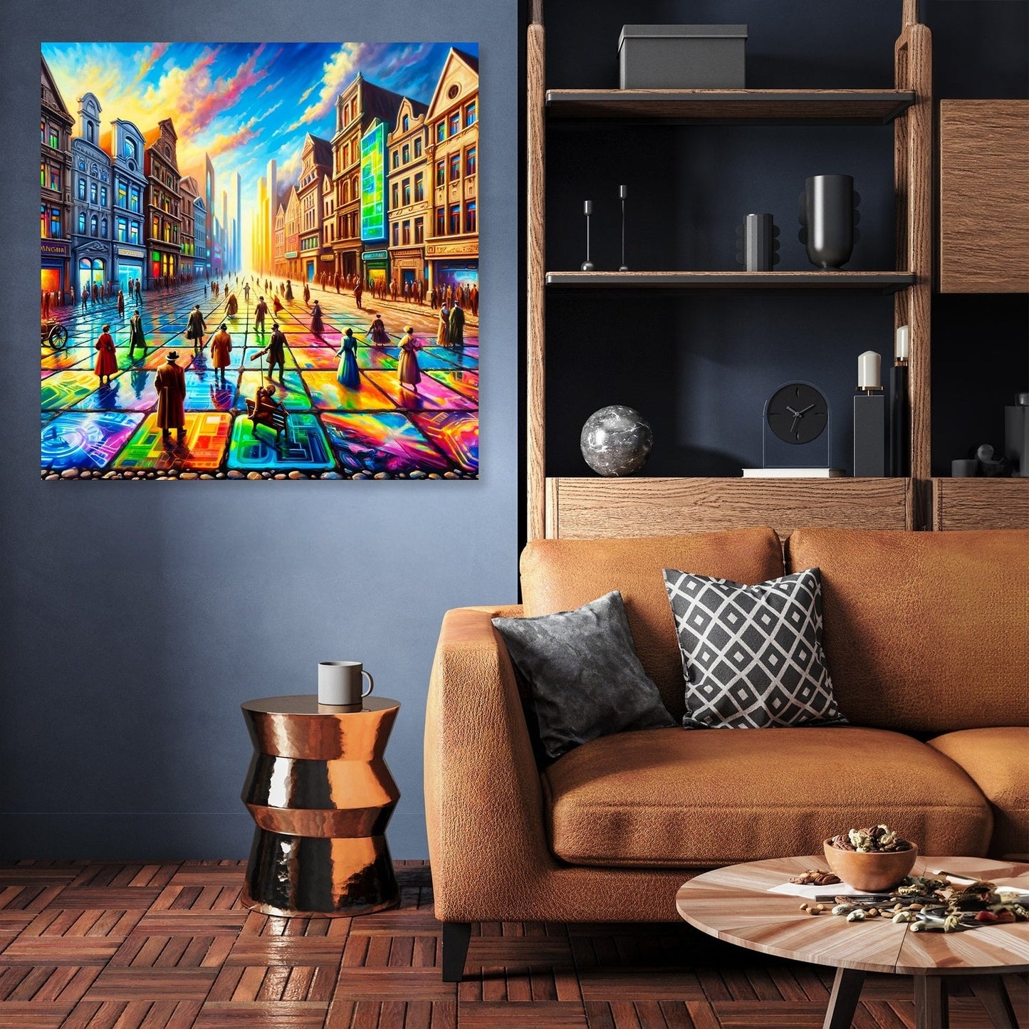 Timelines Converge Plaza Canvas