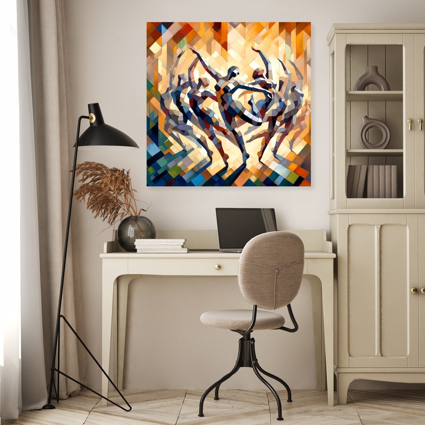 Rhythmic Dance Abstract Canvas