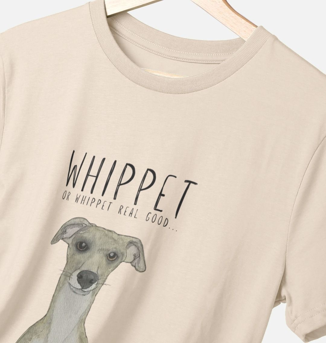 Whippet-Approved Tee: Ethical, Soft & Ready for Zoomies!